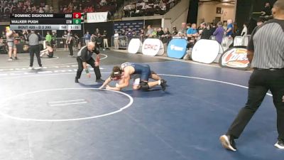 D 2 285 lbs Semifinal - Walker Pugh, St. Thomas More vs Dominic DiGiovanni, Archbishop Rummel