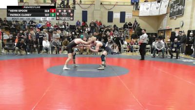 126 lbs Quarterfinal - Kevin Spoon, Salem vs Patrick Cloney, Tri-County