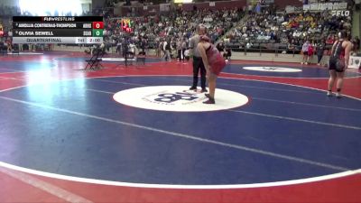 5A 235 lbs Quarterfinal - Amollia Contreras-Thompson, Arkansas High School vs Olivia Sewell, Searcy