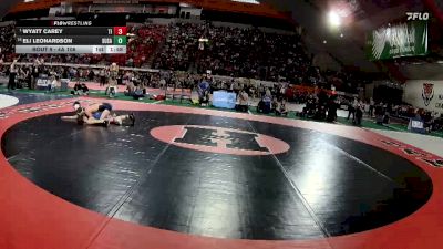 4A 106 lbs Champ. Round 1 - Wyatt Carey, Timberlake vs Eli Leonardson, Sugar-Salem