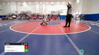 100 lbs Quarterfinal - Klayton Meek, D3 Wrestling Cluib vs Zebulon Harrington, Choctaw Ironman Youth Wrestling