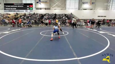 116 lbs Cons. Round 3 - Kyan Santana Mojica, Canastota Youth Wrestling vs Noah Bloom, Club Not Listed