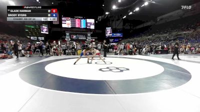 138 lbs Champ. Rd Of 64 - Glade Harman, UT vs Brody Byers, OK