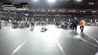 85 lbs Consi Of 16 #2 - Rocco Aurilia, F.l.o.w. vs Brandon Breuer, Freehold