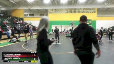 80 lbs Round 2 - Landon Gardner, Genesis Wrestling Club vs Jackson Maddox, Storm