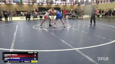 285 lbs Round 3 - Ledger Nehls, Iowa vs Aiden McFadden, Iowa