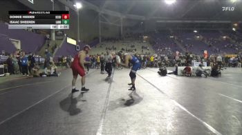 285 lbs Quarters & 1st Wb (16 Team) - Donnie Hidden, St. Cloud State vs Isaac Sheeren, Lander