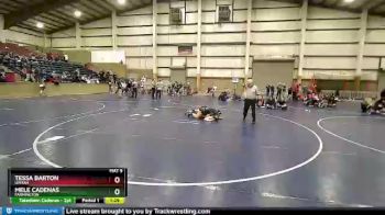 170 lbs Cons. Round 4 - Tessa Barton, Uintah vs Mele Cadenas, Farmington