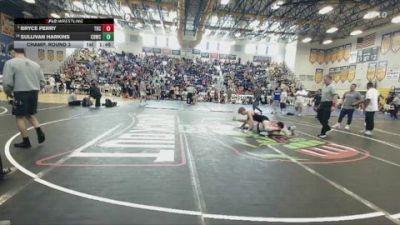 132 lbs Champ. Round 3 - Sullivan Harkins, Buchholz vs Bryce Perry, Lake Highland Prep