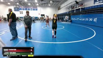 125 lbs Cons. Round 4 - Emmy Swinyer, Wright vs Laney Grubbs, Lingle-Ft. Laramie/Southeast