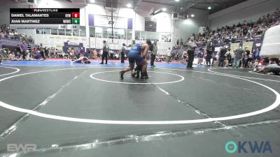 140 lbs Rr Rnd 1 - Daniel Talamantes, Bristow Elementary Wrestling Club vs Juan Martinez, Warhorse Wrestling Club