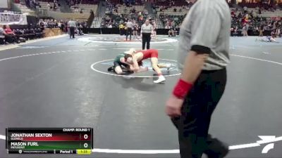 126-2A/1A Champ. Round 1 - Jonathan Sexton, Glenelg vs Mason Furl, Patuxent