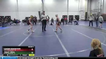 88 lbs Round 4 (8 Team) - Cayden Boedecker, Warhawks Black vs Trent Croll, PA Alliance Blue