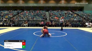 141 lbs Prelims - Fabian Santillan, Stanford vs Durbin Lloren, Fresno State