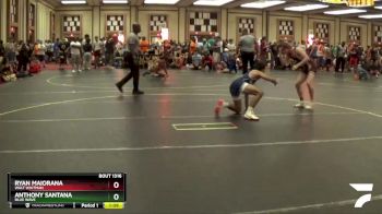 130 lbs Champ. Round 2 - Anthony Santana, Blue Wave vs Ryan Maiorana, Walt Whitman