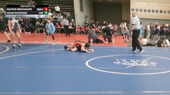 81 lbs Rr Rnd 3 - Maxton Mercadante, SAVAGE Wrestling Academy - ESC vs Julian Slavkoski, F.L.O.W. - ESC