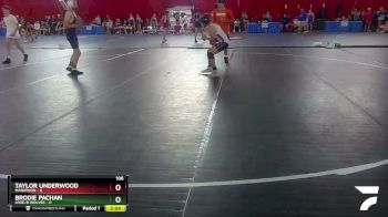 106 lbs Round 1 (4 Team) - Brodie Pachan, LPGE-B Wolves vs Taylor Underwood, Marathon