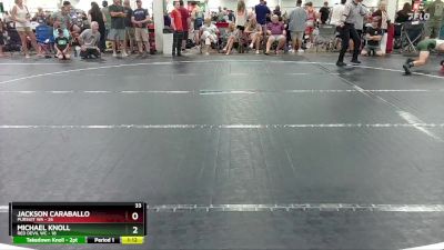 115 lbs Round 1 (4 Team) - Jackson Caraballo, Pursuit WA vs Michael Knoll, Red Devil WC