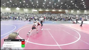 98 lbs Semifinal - Waylon Nelson, Small Town WC vs Cooper Robinson, Ruby Mountain WC