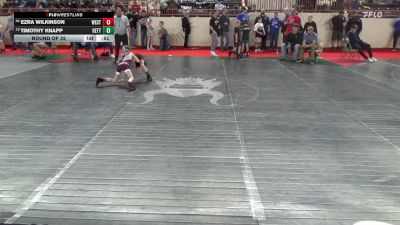 60_B lbs Round Of 32 - Ezra Wilkinson, West Branch vs Timothy Knapp, Gettysburg