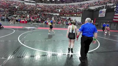 160 lbs Champ. Round 2 - Anastasia Spurgeon, Lancaster Wresting Club vs Azariah Kohls, Eau Claire North Youth