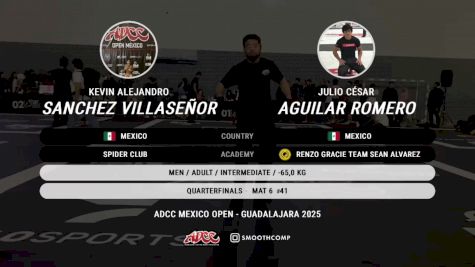 Kevin Alejandro Sanchez Villaseñ vs Julio César Aguilar Romero 2025 ADCC Guadalajara Open