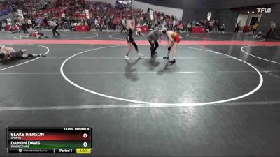 125 lbs Cons. Round 4 - Blake Iverson, Sparta vs Damon Davis, Winneconne