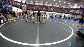 52 lbs Round Of 32 - Brody Corn, Mustang Bronco Wrestling Club vs Jonas Tarrant, Bridge Creek Youth Wrestling