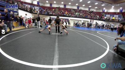 52 lbs Round Of 32 - Brody Corn, Mustang Bronco Wrestling Club vs Jonas Tarrant, Bridge Creek Youth Wrestling