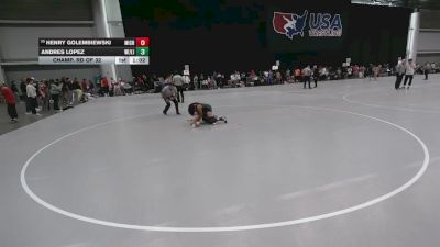113 lbs Champ. Rd Of 32 - Henry Golembiewski, Michigan vs Andres Lopez, West Las Vegas Jr Wrestling