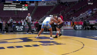 285 lbs Consi 1 - Josiah Rodriguez, East Stroudsburg South vs Dakota Carmona, Canon-McMillan