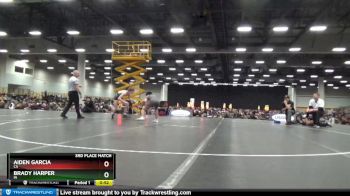 106 lbs 3rd Place Match - Brady Harper, IN vs Aiden Garcia, CA
