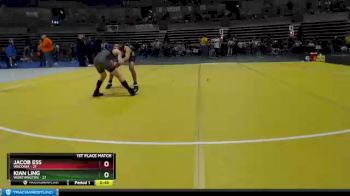 102 lbs Placement (4 Team) - Kian Ling, Worthington vs Jacob Ess, Waconia