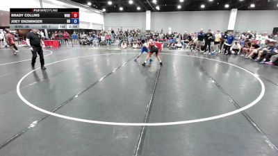 132 lbs Brady Collins, Wisconsin Red vs Joey Enzminger, Team North Dakota