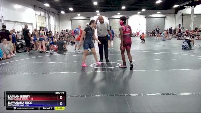 145 lbs Round 3 (8 Team) - Lamiah Berry, MGW Slaying Sirens vs Dayanara Rico, Buccaneers WC