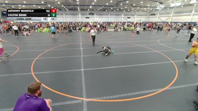 65 lbs Cons. Semi - Colton Brink, Alber Athletics vs Anthony Marzolo, Freedom Wrestling
