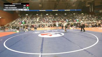 2A-138 lbs Champ. Round 1 - Riley Wiggins, Greybull/Riverside vs Trey Schneider, Upton