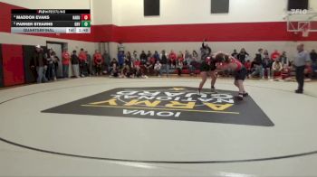 215 lbs Quarterfinal - Parker Stearns, Garner-Hayfield/Ventura vs Maddon Evans, Hampton-Dumont-CAL