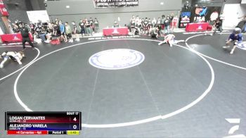 125 lbs Round 5 (10 Team) - Logan Cervantes, KCWA-FR vs Alejandro Varela, CVWA-FR