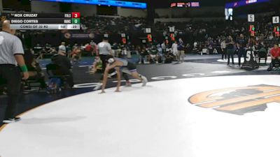 113 lbs Consi Of 32 #2 - Nox Cruzat, Folsom (SJ) vs Diego Cortes, Rancho Bernardo (SD)