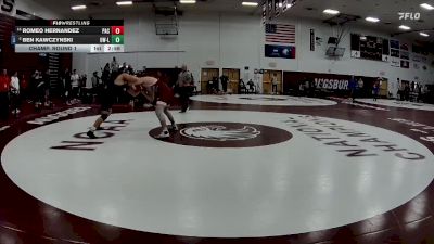 197 lbs Champ. Round 1 - Romeo Hernandez, Pacific (or) vs Ben Kawczynski, Wisconsin-La Crosse