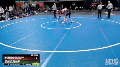 171 lbs Semifinal - Graelin Chaney, Dillingham High School vs Richard Didrickson, Mt. Edgecumbe High School