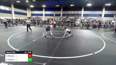 120 lbs Round Of 128 - David Maxson, Elk Grove Wr Ac vs Victor Zanolini, Christopher Columbus HS