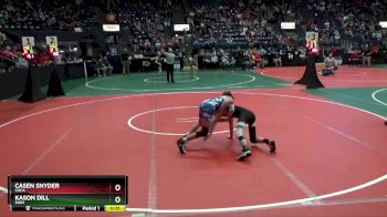 114 lbs Cons. Round 6 - Casen Snyder, CHCA vs Kason Dill, DAB1