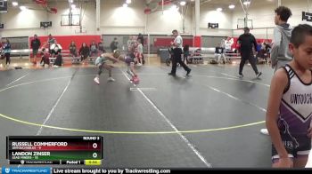 65 lbs Round 3 (4 Team) - Landon Zinser, Lead Miners vs Russell Commerford, Untouchables