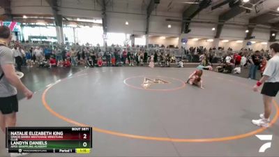 110 lbs Semifinal - Natalie Elizabeth King, Gracie Barra Westchase Wrestling Club vs Landyn Daniels, Apex Grappling Academy