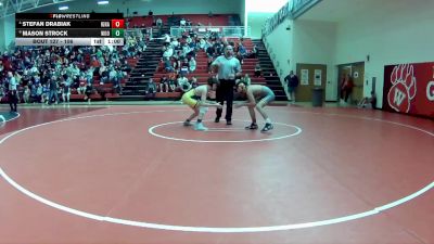 106 lbs Cons. Round 1 - Mason Strock, Wooster vs Stefan Drabiak, Cle. St. Ignatus