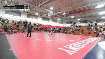 215 lbs 3rd Place - Isaiah Puckett, Concord vs Antonio Hebert, Goffstown