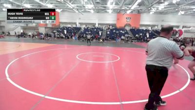 197 lbs Champ. Round 2 - Hugh Tevis, Wesleyan (CT) vs Kevin Rodriguez, Norwich