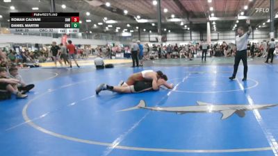 215 lbs Allday - Roman Calvani, SOUTH AUGUSTA WRESTLING vs Daniel Martin, CENTERVILLE WRESTLING CLUB